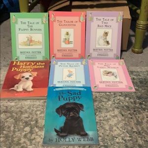 Mix Lot of 7 kids soft back books gently used